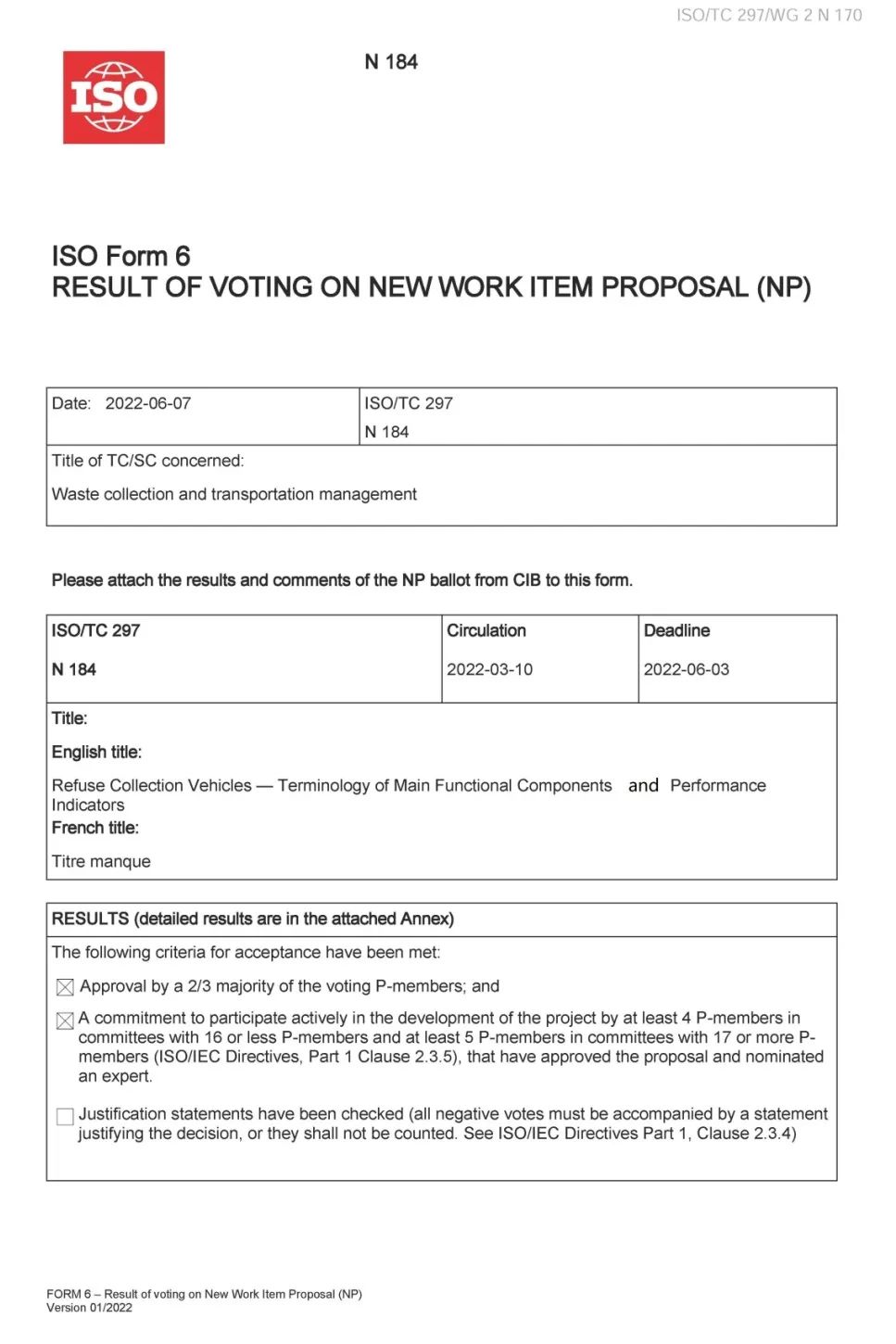 尺度领跑行业丨9001cc金沙以诚为本环境代表中国获得环卫首个国际尺度立项！